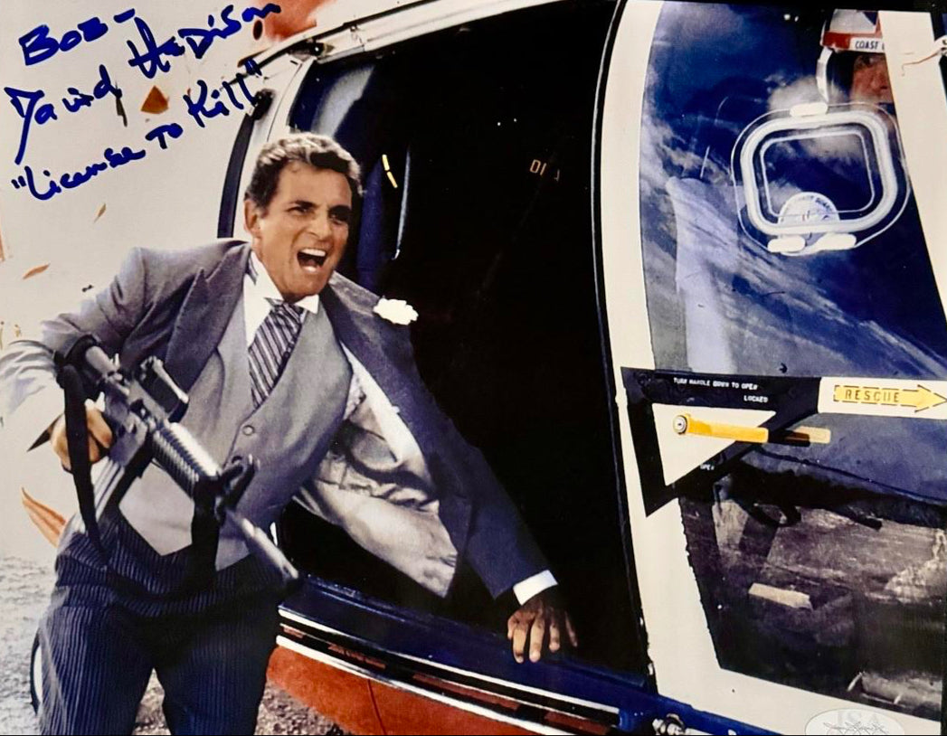 David Hedison (James Bond) signed 8x10 - JSA COA